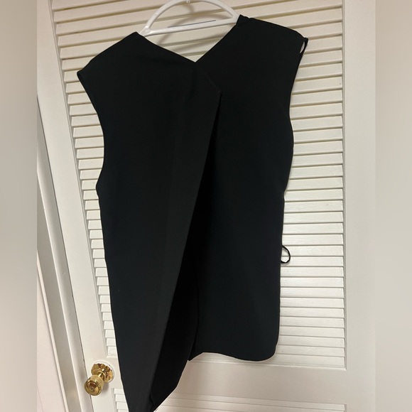 Zara vest side tie split back sleeveless top new without tags - Picture 8 of 9